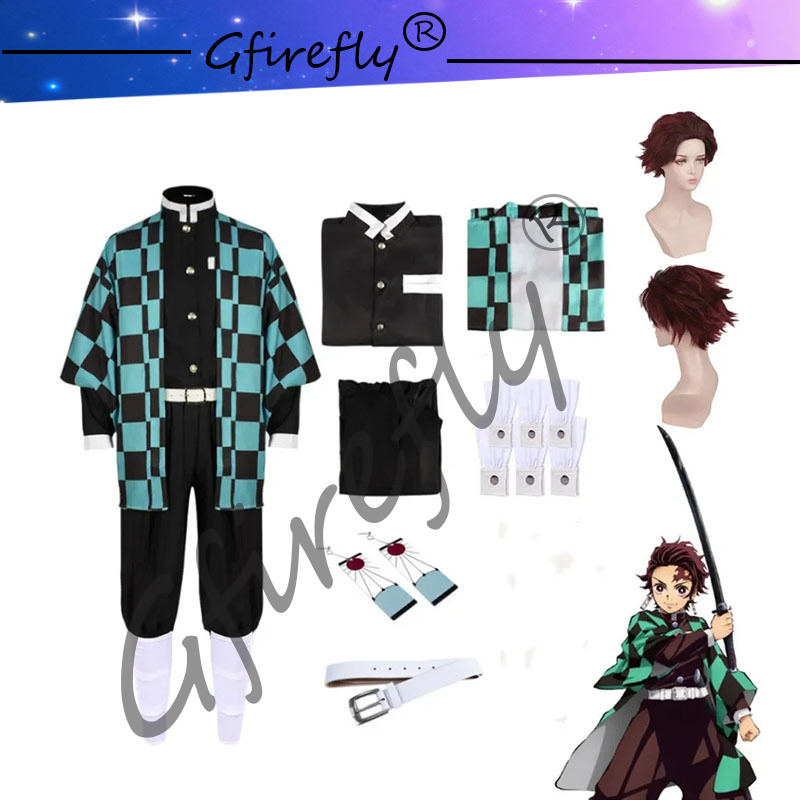 Anime Cosplay Sword - Kamado Tanjirou Cosplay Costume Katana Sword