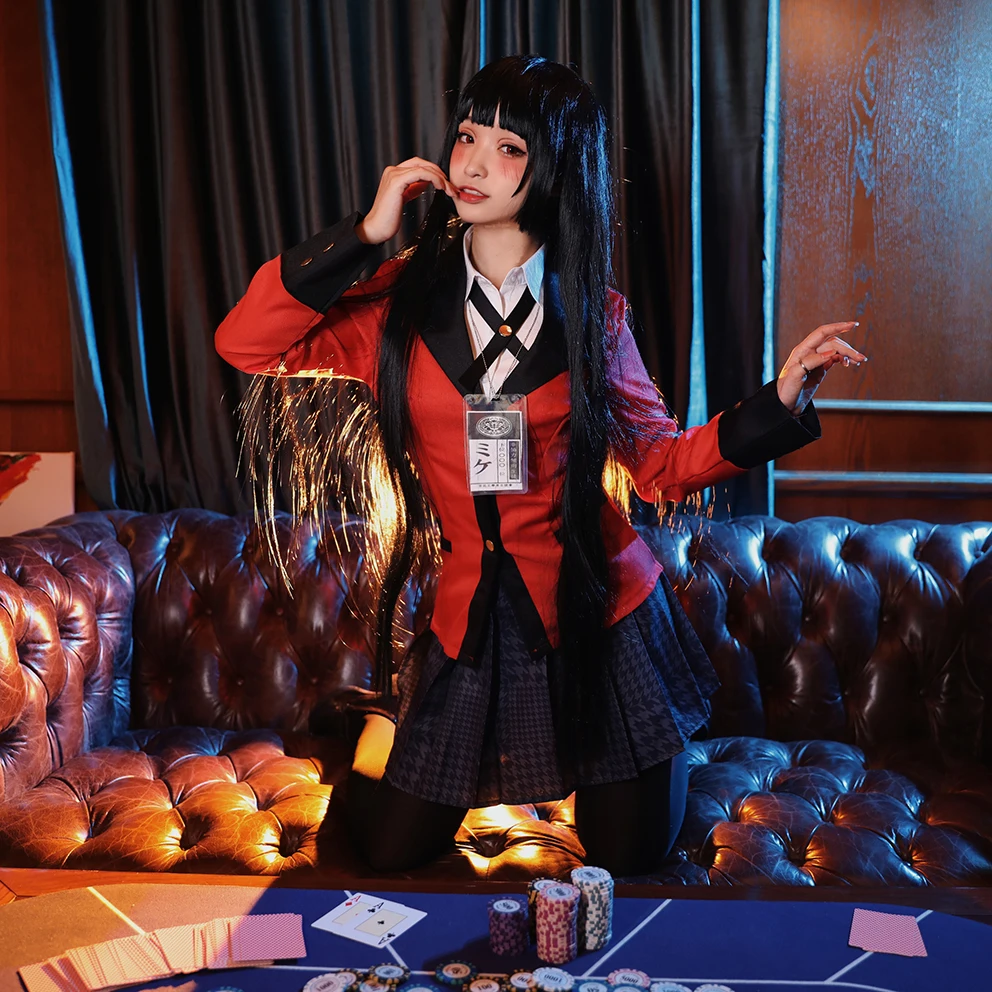 Anime Cosplay Kakegurui - Jabami Yumeko Cosplay Costume Kakegurui: Compulsive