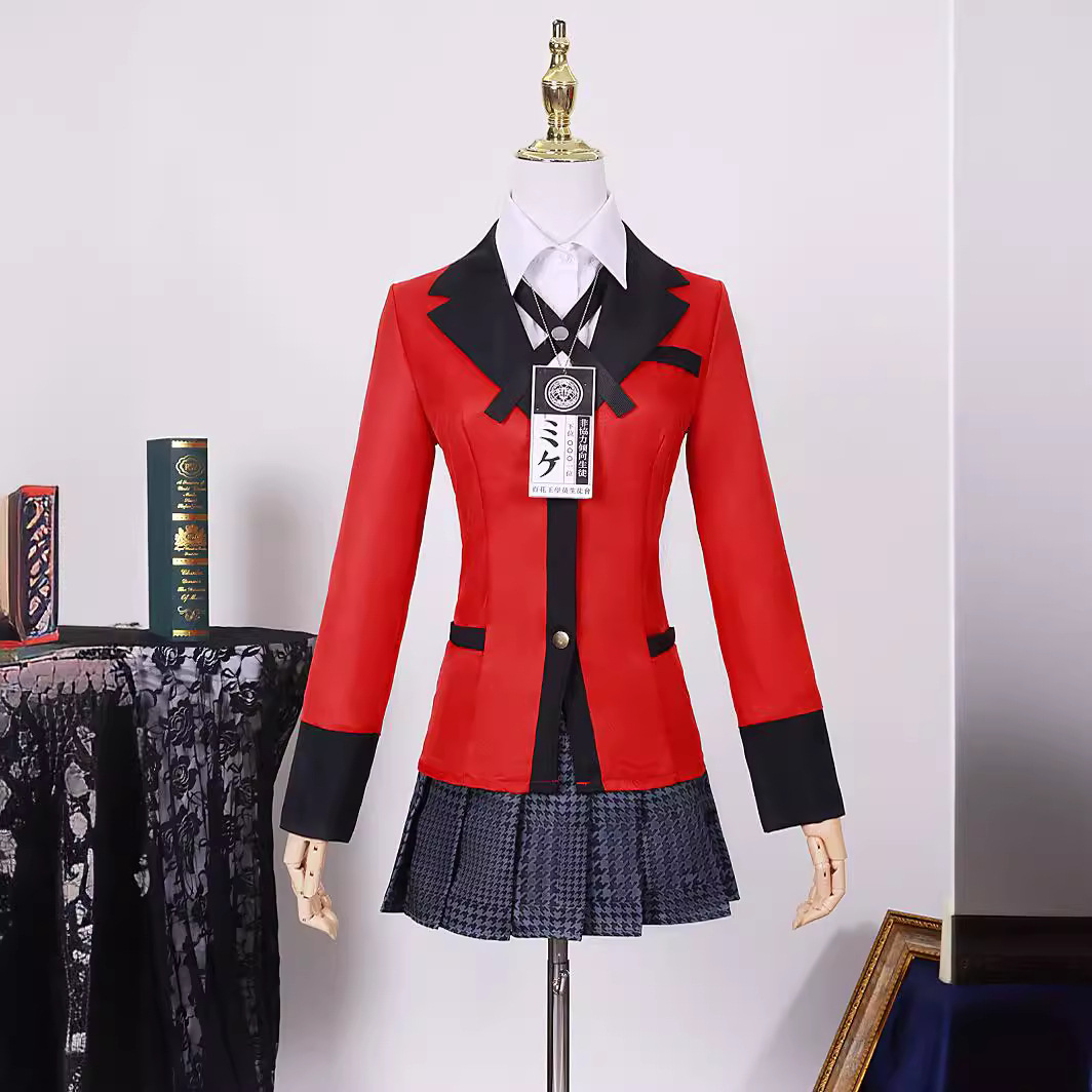Anime Cosplay Kakegurui - Kakegurui Cosplay Costume Yumeko Jabami Kirari