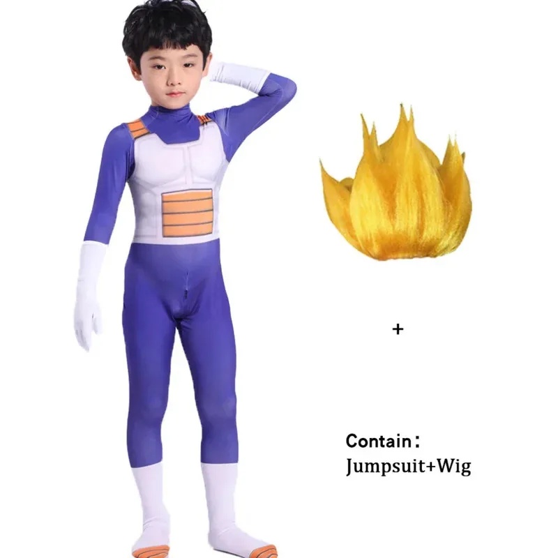 Adult  Son Goku Costume Vegeta - đánh giá và giá Cosplay Anime Black Hair