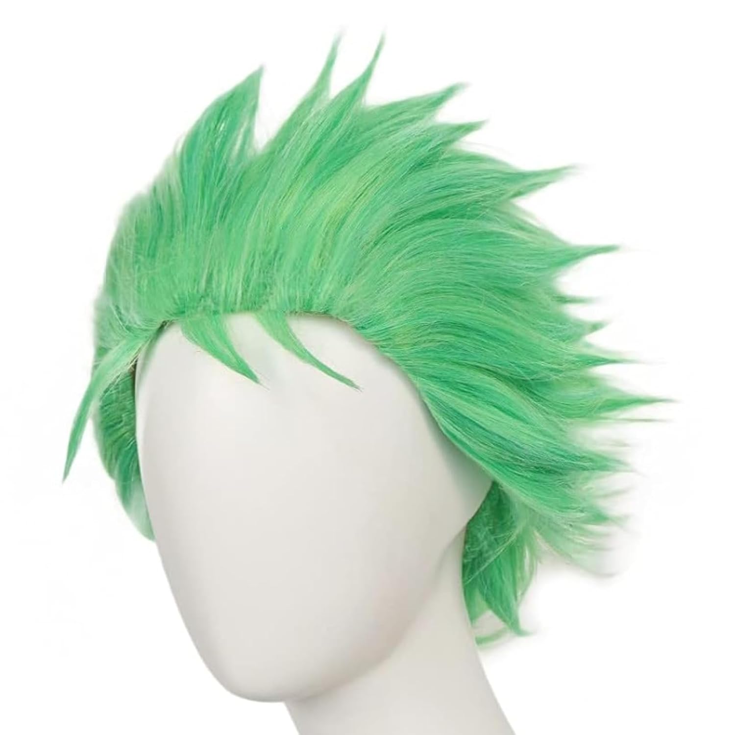 Short Green Wigs for Men Light - đánh giá và giá Cosplay Anime Zoro