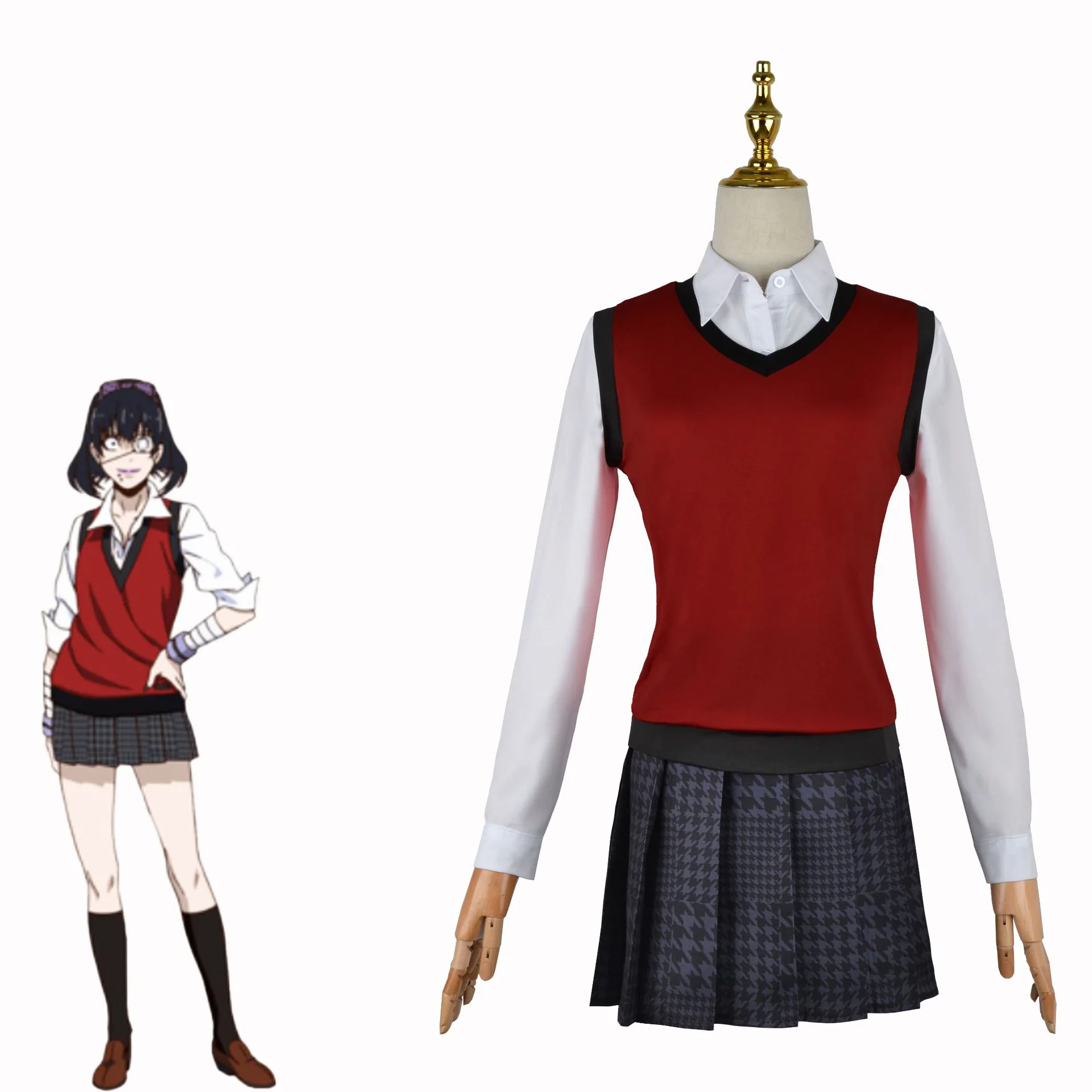 Japanese School Uniform Vest s - đánh giá và giá Anime Cosplay Kakegurui