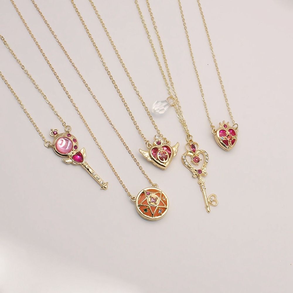 Crystal Anime Necklace Cute Co - đánh giá và giá Sailor Moon Wand