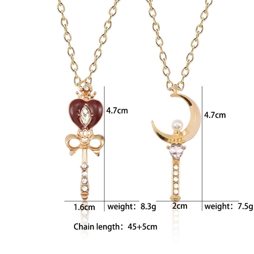 Crystal Anime Necklace Cute Co - đánh giá và giá Sailor Moon Wand