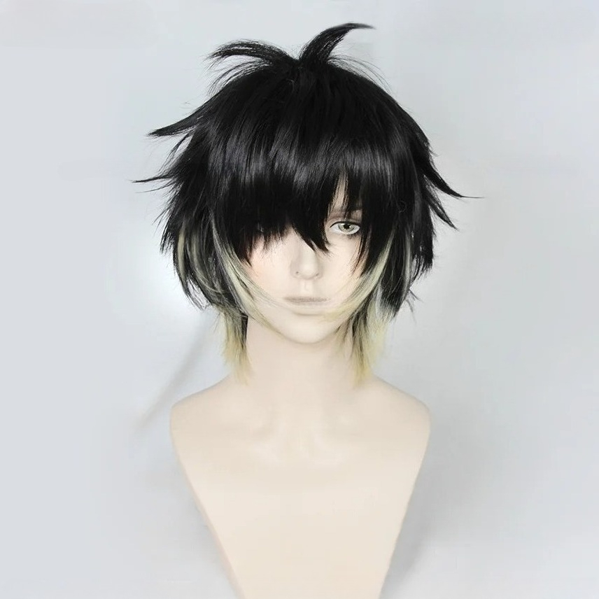 Anime Towa Synthetic Men Short - đánh giá và giá Cosplay Anime Black Hair