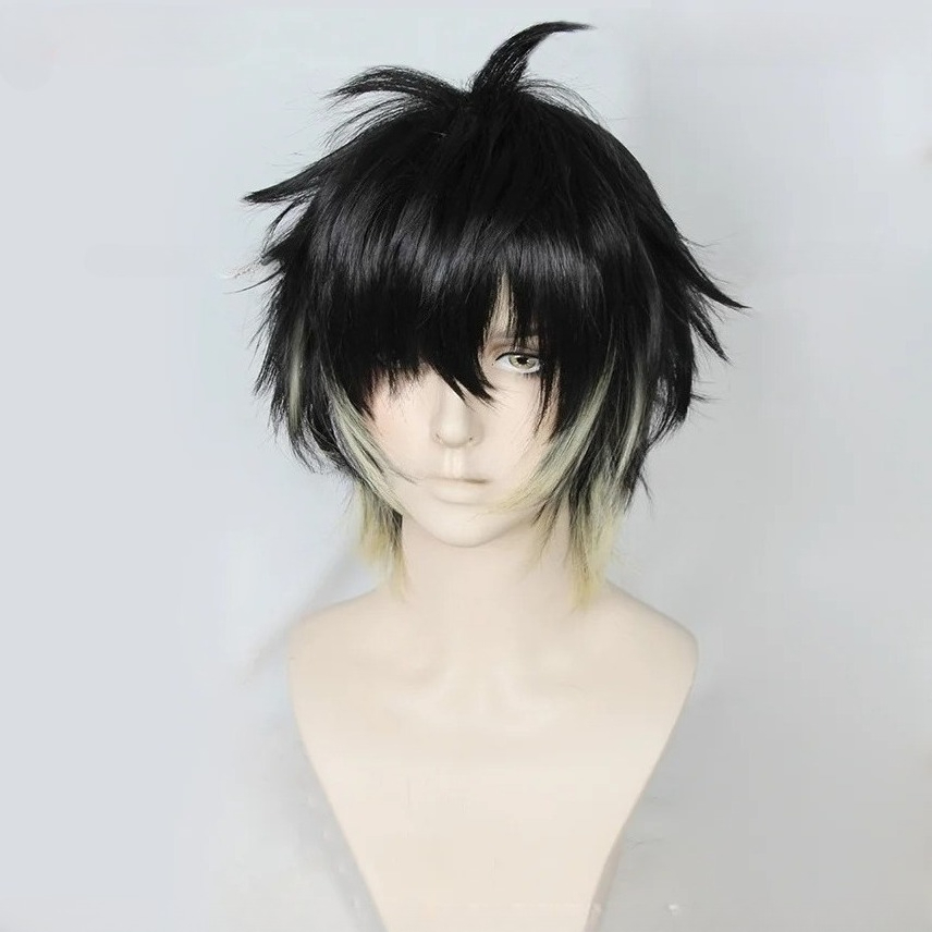 Anime Towa Synthetic Men Short - đánh giá và giá Cosplay Anime Black Hair