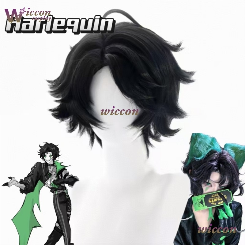 Youk The Freak Circus Pierrot  - đánh giá và giá Cosplay Anime Black Hair