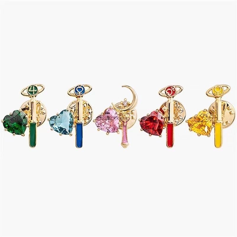 Sailor Moon Brooch Pin Star Mo - đánh giá và giá Sailor Moon Wand